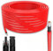Solarkabel Solarleitung 25m 4mm² Photovoltaik PV Kabel + 10 Stecker Rot