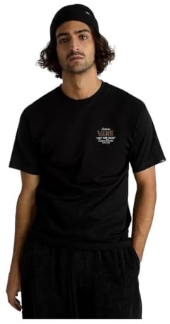 Vans Herren T-Shirt Mit Halter-Rückengrafik, Black, M