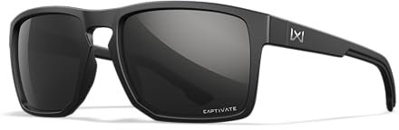 Wiley X WX Founder Captivate Pol Black Mirror/Matte Black Frame