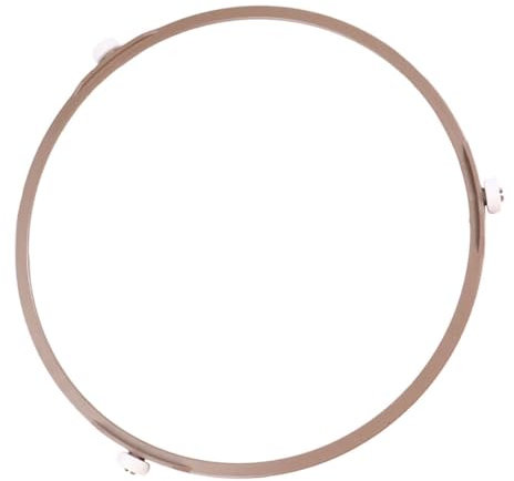 GRIRIW Microwave Glass Turntable Ring 1.6cm Wheel Roller Support Compatible for Microwave Oven Round Tray Holder Replacement Part
