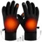 Auniq USB beheizte Handschuhe für Männer Frauen, Doppelseitig Heizung Handschuhe Wasserdicht Ski Erhitzt Handschuh Touchscreen wärmende Handschuhe Einstellbare Temperatur Handwärmer Winter Geschenke