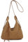 EVEOUT Sac bandoulière en Paille pour Femme Boho Sac d'été Léger en Raphia Tissé avec Sangle Réglable pour Plage Vacances(Marron)