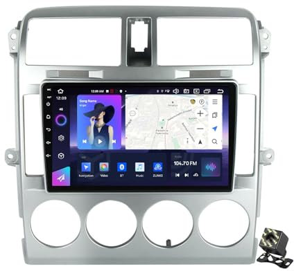 OAUSZC Radio Estéreo de Coche Android 13 para KIA Carnival 2002-2006 9 Autoradio Navegación GPS con WiFi/4G/Bluetooth/DSP/RDS/FM/Carplay/Controles del Volante+Cámara Trasera,Nf3/2+32g