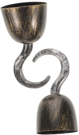 BESPORTBLE 2Stücke Halloween Piratenhaken Aus Kunststoff Zubehör Für Halloween Feiern Und Piraten Geburtstagspartys Dekoration Für Gruselige Anlässe