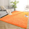 Orbezil Hochflor Teppich Wohnzimmer Orange 80x150cm Anti-Rutsch Extra Große Teppiche Flauschige Moderne Matte Carpet Rug Mädchen Schlafzimmer und Kinderzimmer