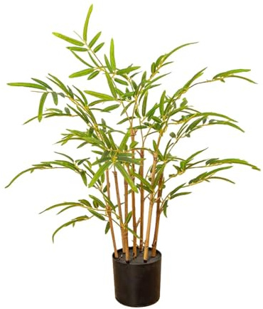 Baoblaze Arbre artificiel en bambou, faux arbre, fausse plante en bambou, fausse plante en pot pour le salon, 0.6 M de Haut