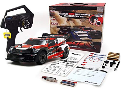 Carisma CA57968 GT24R 1/24ème 4WD Micro Brushless Rally RTR RC Voiture Blanc/Rouge