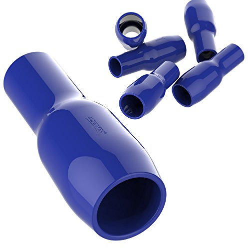 AUPROTEC 100x Isolationstülle für Kabelschuhe 1,5mm²-2,5mm² blau V015 PVC Isolation für unisolierte Rohrkabelschuhe UVM.