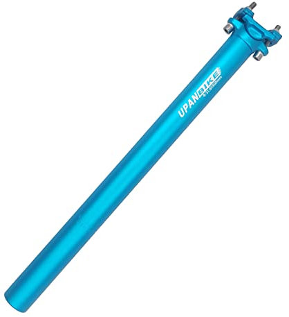 UPANBIKE Fahrradsattelstütze Aluminiumlegierung φ27,2 30,9 31,6 mm * 400 mm Sattelstütze mit Verlängerungslänge für Mountainbikes (Blau φ31,6 mm)