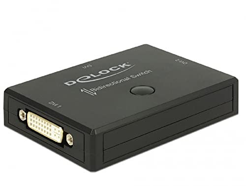 Delock DVI 2 - 1 Umschalter Switch bidirektional 4K 30 Hz
