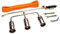 TOPEX Dreifach Gasbrenner 99 kW - Dachbrenner - Brenndurchmesser 60mm, 1850°C Flammtemperatur - 5m Schlauch - 2 Konterschlüsseln - Brenner Unkrautvernichter - Abflammgerät - Brenner Löten Gaslötgerät