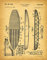Surfen Wandbild Surfen Poster Surfboard Print Patent Print of 1950 Surf Board Poster Surfboard Poster Strand Surf Decor Surf Wall WB049, Vintage, 11.7 x 16.5 (A3)