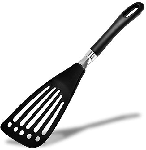 Seki Japan Right Handed Nylon Spatula Wide Thin Slotted Turner Kitchen Utensils