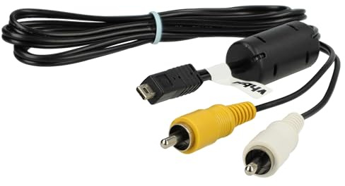 vhbw Audio Video Composite Kabel Ersatz für Nikon EG-CP14 für Kamera | Digitalkamera - AV-Kabel