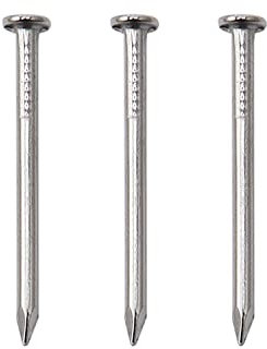 500pcs Hardware Nails, 1 Inch Nickel Plated Hanging Nails, Wall Nails for Picture Hanging, Wood Nails, Wire Nails, Small Nails (1 In)