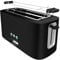 Cecotec Tostadora Vertical Toast&Taste 16000 Extra Double. 1630 W, 2 Ranuras Largas extraanchas, 3 Funciones, Diseño en plástico con acabados en acero inox, Incluye Varillas superiores