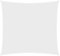 vidaXL Toldo de Vela Parasol Lona Protector Solar Sombra Patio Jardín Terraza Balcón Parque Exterior Cuadrado de Tela Oxford Blanco 2,5x2,5 m