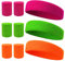 LAMEK Set 9 Stück Neon Stirnbänder & Armbänder, 3 Farben, Sport Fasching Karneval St. Patrick's, Yoga, Fußball, Fitness, Tennis, Laufen, Unisex, Größe ≈ 5-6 cm x ≈ 22 cm