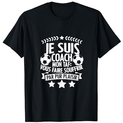 Je Suis Coach Maillot Entraîneur De Football T-Shirt