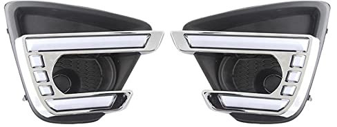 FDRJYO Auto tagfahrlicht Für Mazda CX-5 CX5 2012 2013 2014 2015 2016, 1 Paar weißes Tagfahrlicht Blinker Bernstein Nebelscheinwerfer