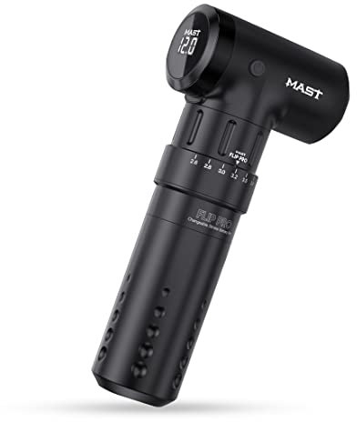 Mast Flip Pro Wireless Tattoo Maschine Pen Wireless Battery Rotary Tattoo Pen Chanageable Stroke Length 2.4-4.0mm for Tattoo