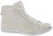 Andrea Conti Damen High Top Sneaker, Silbergrau, 36 EU