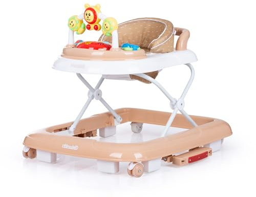 Chipolino Lauflernwagen 4 in1 Friends Wippe Musik Licht höhenverstellbar Stopper, Farben:beige