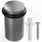 NYCO – Boden-Türstopper 5.1 cm Chrom-Türstopper – Klassischer, massiver Stahl, modern, robuster Türstopper – Bodenmontage, Türstopper, Innen- und Außenbereich