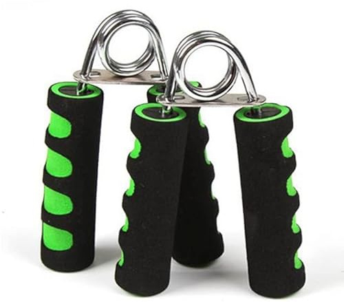 2 Stück Handtrainer | Fingertrainer grün | Unterarmtrainer | Handmuskeltrainer | Hand Übung Fitness Geräte für Zuhause | Hand-Grip | Sportgeräte | Unterarm Krafttraining | 2er Set Griffkraft Training