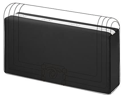 DGAZ Tasche Shaper Einsatz, Satin Memory Kissen für Chanel Boy S/M/L, Seidige Berührung Handtasche Einsatz (Schwarz, Small)