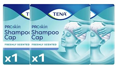TENA Shampoo Cap | Case Saver | 1 Pack of 30