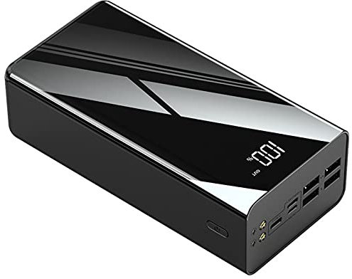 WSGDSG Banque d'alimentation, Power Bank Portable 2400W, Chargeur Rapide pour iPhone avec Lampe de Poche Batterie Externe USB C de très Grande capacité