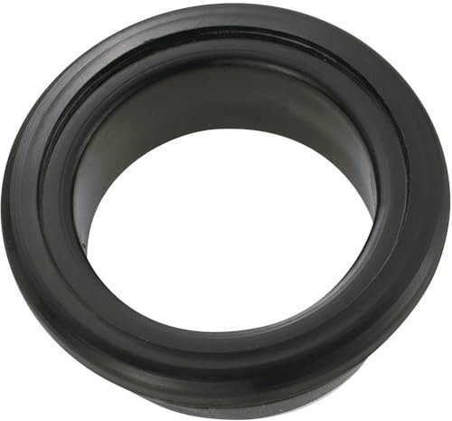 TRU COMPONENTS TC-GEQR-2015203 Kabeltülle offen Klemm-Ø (max.) 15.5 mm Plattenstärke (max.) 2 mm PVC Schwarz 100 St.