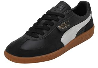 PUMA Palermo LTH Sneaker Weiß Schwarzgrau, 36 Unisex