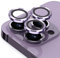 JEHOO Camera Lens Protector for iPhone 13 Pro Max/iPhone 13 Pro, 9H Tempered Glass, Anti-Scratch Easy Installation Scratch Resistant HD Clear 9H Tempered Glass, 2 Set,Purple