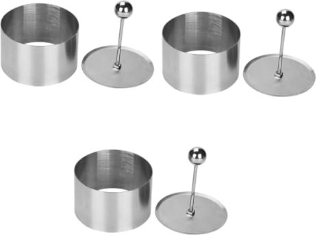 Ciieeo 3pcs Onigiri Rice Ball Mould Sushi Maker Tiramisu Mould Non-stick Easy to Clean