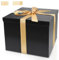 Geschenkbox Mit Schleife: PRITOK 23 x 23 x 18 cm Geschenkbox Mit Deckel, Geschenkbox Set für Weihnachten, Geburtstage, Jubiläen Geschenkverpackung Box, Hochzeitsgeschenk, Faltbare