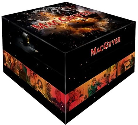 MacGyver Big Box - Die komplette Serie - Uncut - 34 Blu-rays - Alle sieben Staffeln, alle 139 Episoden - komplette Reihenfolge - Extras - Booklet - Exklusiv Limited Edition