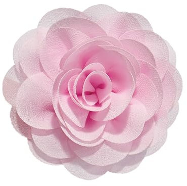 85mm Broches Délicates En Forme De Rose En Mousseline De Soie Faites à La Main En Tissu Épingles à Revers Pour Femmes Fête Banquet Robe Costume Vêtements Accessoires Bijoux Cadeaux (rose-mauve)