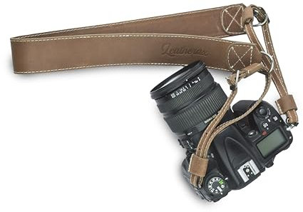 Leatherax Genuine Leather Adjustable Camera Strap - Durable Neck & Shoulder Strap for Universal DSLR & Mirrorless Cameras - Stylish, Comfortable & Long-Lasting Camera Accessory for Photographers