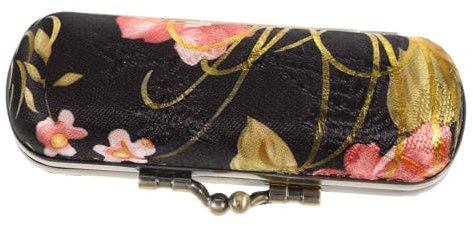 LIFKOME Porta Rossetto Vintage Con Specchio Organizer Per Trucco Da Donna Porta Rossetto Da Viaggio