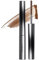 Mascara für Wimpernkräuselung, 3D-Effekt, schlanke Metallbürste, kein Klumpen, kein Verlaufen, langanhaltend (Brown, 1pcs)