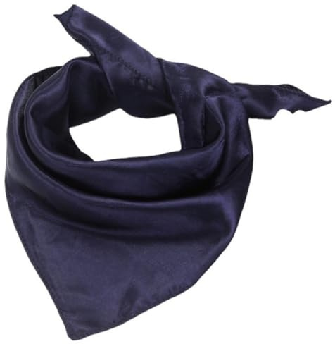 1 Stück 50x50cm Damen Seidenschal,Kleines Quadratischer Halstuch Einfarbiger Weicher Seidentuch,Satin Seidentuch Stola Seidenkopftuch Vintage Schal Elegante Silk Scarf Geschenk für Frauen,Grün