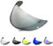 Generico Visière compatible casque HJC C10 pinlock prêt hj-34p (noir clair)