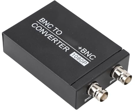 Annadue Coax to HDMI Adapter, BNC auf HDMI ＋ BNC Video Audioadapter Konverter, CVBS PAL/NTSC, Hakenüberwachungskamera CCTV DVRS Überwachung CVR zu HDTV, Monitore und Projektoren