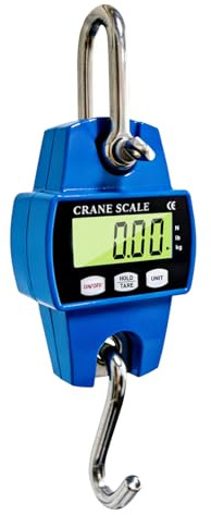 Digital Hanging Scale, 300kg/660lb Digital Luggage Scales, Handheld Digital Crane Scale,Deer Hunting Scales with Hooks for Farm, Fishing, Hunting, Luggage