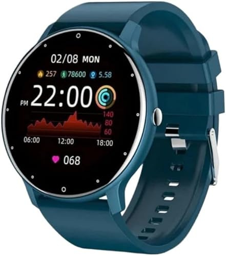 Micmetago Montre connectée ECG & Tension – Smartwatch Hommes Femmes, Mesure Tension artérielle, fréquence Cardiaque, SpO2, Suivi Sommeil, 25+ Sports, écran HD, Bracelet métal & Silicone, étanche IP68