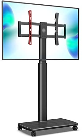 TV Mount TV Stand Home Floor-to-Ceiling Pulley TV Shelf 65/70/75 Universal TVs Stand Large Mobile TV Rack Wall Bracket TV Mount