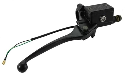 PACGYDK Maneta Freno Moto Bomba de freno Universal para motocicleta, cilindro maestro delantero derecho, Control palanca hidráulica, 7/8 , 22MM