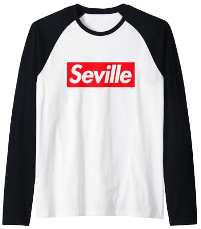 Sevilla Espana Souvenir Spain Seville Home of Flamenco Raglan Baseball Tee